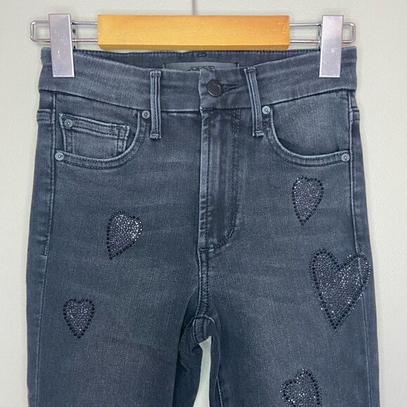 Stephanie Gottlieb x Joe’s NWT Bedazzled The Charlie Ankle Skinny Jeans Size 23 - Picture 3 of 9